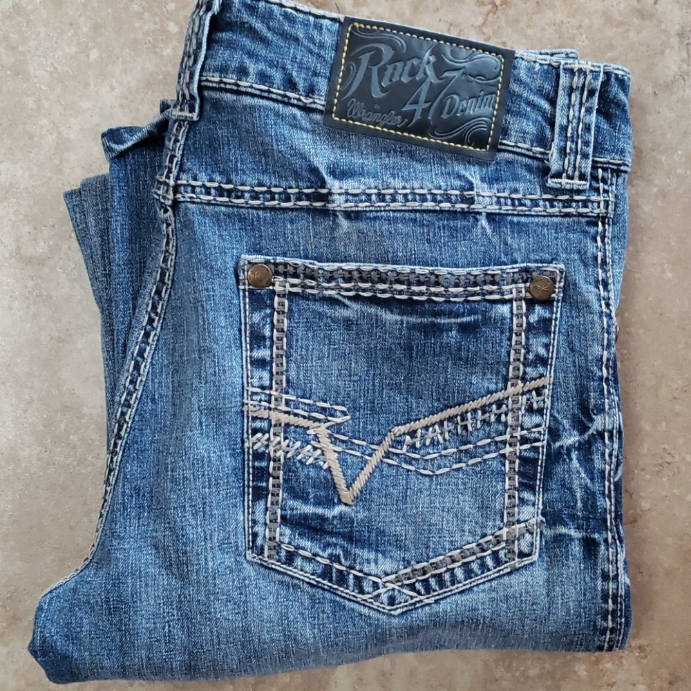 Wrangler Rock 47 Denim Jeans,  31 x 36